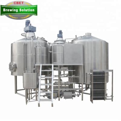 China Hotels 600l micro beer brewing equipment 600l/factory brewing equipment/pilot brewing system for sale