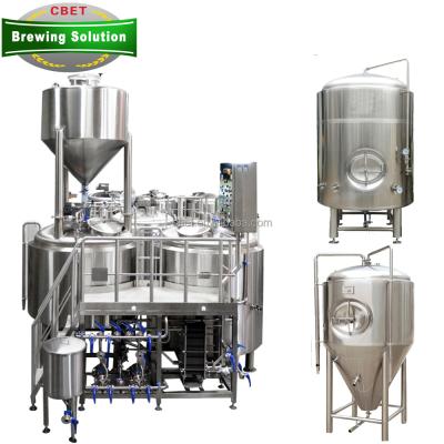 China Brewing Plant 500L 1000L Beer Brew Kettle Micro Brewery Equipment Complete Turnkey Project For Sale for sale