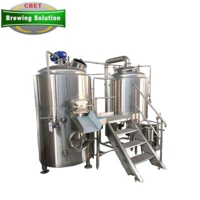 China Hotels Micro Brewery System 300L 500L Brewery Beer Brewing Equipment for sale