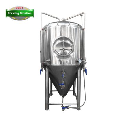 China Hotels Stainless Steel Conical Glycol Jacket Fermenter Tank Price for sale