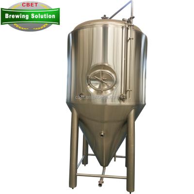 China Hotels High Pressure Vessel Fermenter Conical Fermentation Tank for sale