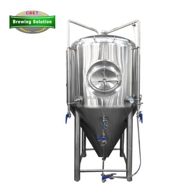 China High quality fermentation stainless steel 500l 1000l 2000l fermentation tank fermenter for sale for sale