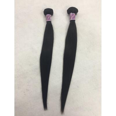 China Raw Natural Black Heathy Unprocessed Virgin Straight Natural Black Top Quality Low Price Premium Human Hair Weft 100% Real New for sale