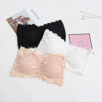 China Hot Selling Custom Logo Ladies Bra One Piece Sexy Lift Up Women Breathable Pink See Through Lace Underwire Bra for sale