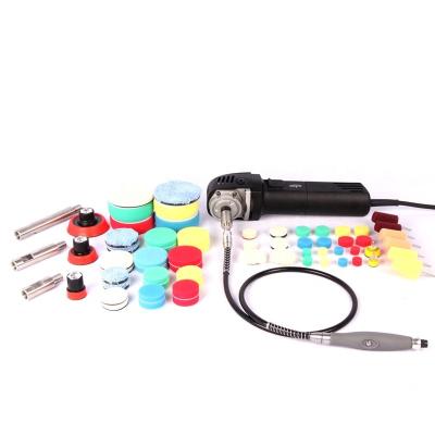 China CE 710W Mini Rotary Car Polisher Machine Polishing Kits with Flexible Shaft for Car Polishing for sale