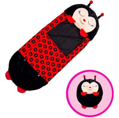 China Pancake Style Sleeping Bags For Kids Children Outdoor Camping Kickproof Thickened Foldable Sleeping Bag for sale