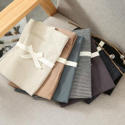 China 2021 New Arrivals Plain Home Decor Anti-Decubitus Linen Cushion Cover For Sofa for sale