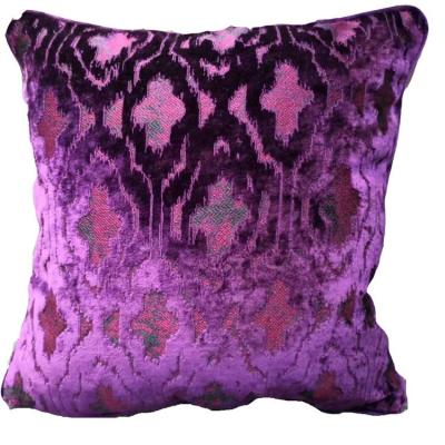 China OEM Velvet Cushion Cover Anti-Decubitus Jacquard Cut Velvet Newest Cushion Cover For Sofa for sale