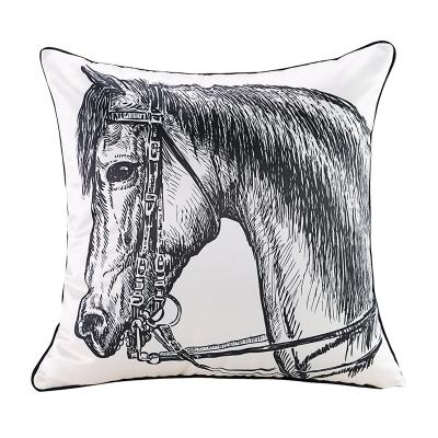 China PORTABLE wholesale custom simulation silk satin Digital printing creative pillowcase cushion gift pillow for sale