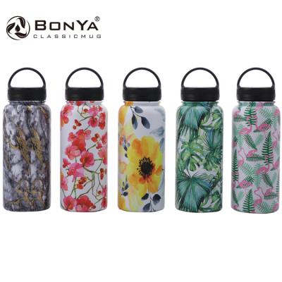 China PORTABLE Ready to Ship Double Wall Vacuum Flask Hydraulic Insulated Stainless Steel Water Bottle 18oz 32oz for sale