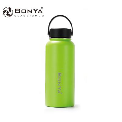 China 32oz Double Wall Thermos Sports Water Bottle PORTABLE Hydraulic Thermal Stainless Steel Vacuum Insulated Water Flask for sale