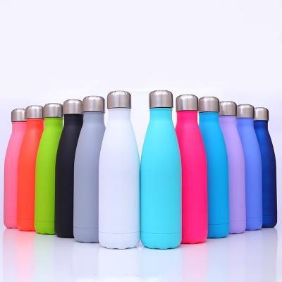 China Classic 500ml Stainless Steel Coke Shaped Flask PORTABLE Vacuum Insulated Water Bottle for sale