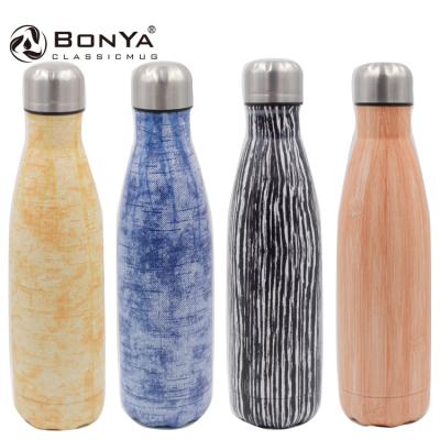 China PORTABLE Cola Shape Water Bottle Stainless Steel Water Bottle Vacuum 500ml Personal Sports Flask for sale