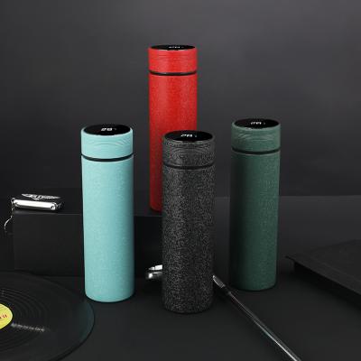 China PORTABLE 500ml LED Smart Vacuum Insulated Cup Stainless Steel Thermos Flask Smart Water Bottle LED Display Temperature for sale