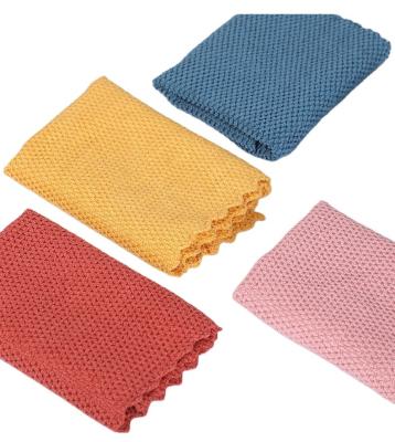 China Sustainable Kitchen Cleaning Stains Fabric Thickened Water Absorption Quick Drying Custom Sticky Notes Bead Microfiber Towel for sale