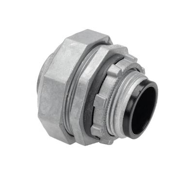 China Zinc Alloy Conduit Tight Fitting, Straight Type, Male Threaded for sale