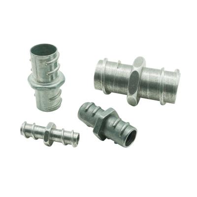 China Zinc Alloy Bx-cable Metallic Electrical Conduit Fittings, Screw In Coupling for sale