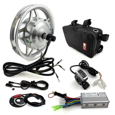 China Q12 Folding 26V 36V 250W 12 Inch Electric Bike Conversion Kit Hub Motor With Pedal Assist Brushless Sensor For Bicycle Front Wheel for sale