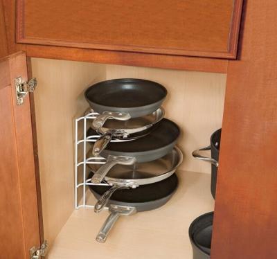 China Pan Rack Organizer Holder viable for Kitchen, Counter, Cabinet, and Galley for sale