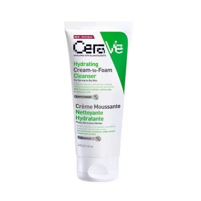 China Anti-wrinkle Cera v Hydrating Cream-to-Foam Cleanser Creme Moussante Nettoyante Hydratante Face Wash Facial Cleanser 100ML for sale