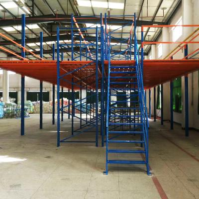 China Warehouse Mezzanine Rack Plate Mold Storage Rack System For Warehouse for sale