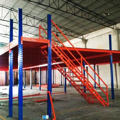 China Warehouse Storage Steel Mezzanine Floor Racking For Factory for sale