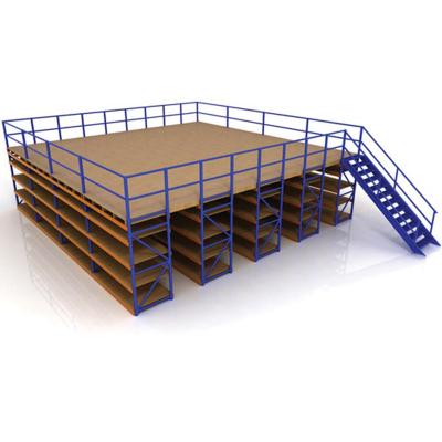 China Steel Warehouse Mezzanine Rack Shelf For Warehouse Mezzanine Platform for sale