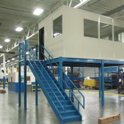 China Industrial Warehouse 2 Tiers Mezzanine Rack Mezzanine Steel for sale