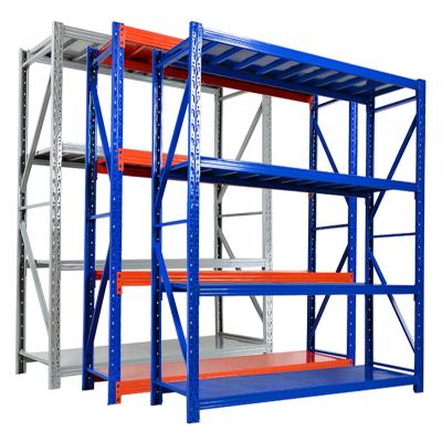 China Medium Duty Rack Storage Warehouse Rack Plate Steel Metal Plate System for sale