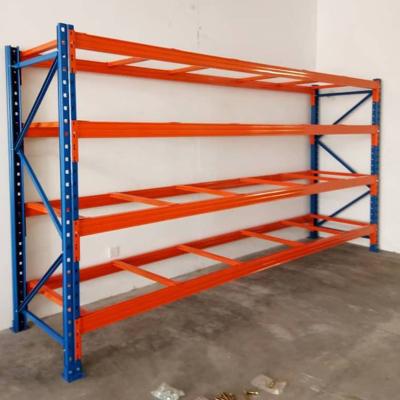 China Warehouse CE Certificate Heavy Duty Cargo Warehouse Storage Rack Fabric Stretching Shelf Light Duty Racking for sale