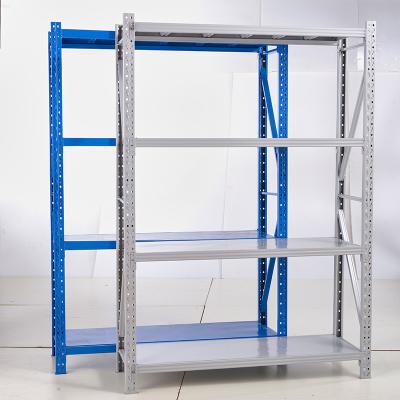 China Warehouse Shelf Light Duty Prefab Warehouse Cheap Steel Plate Racks for sale