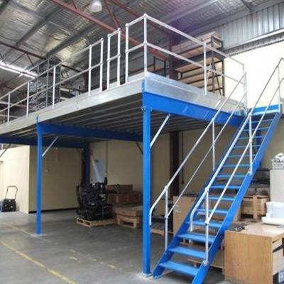 China Warehouse Factory Direct Sale Mezzanine Floor Rack Warehouse Mezzanine Floor Racking For Heavy Goods for sale