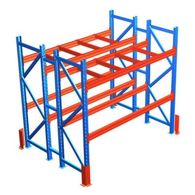 China Steel Material Rack Selective Q235B Warehouse Warehouse Beam Shelf for sale