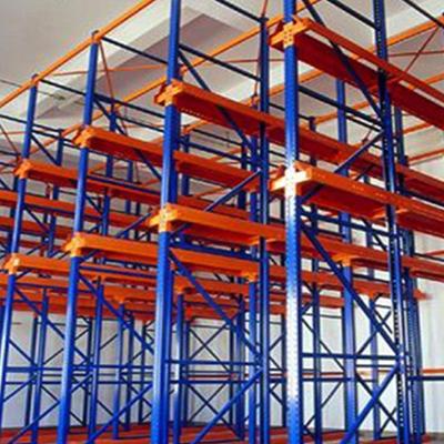 China Corrosion Protection Storage Warehouse Racking System Heavy Drive In Heavy Duty Rack for sale