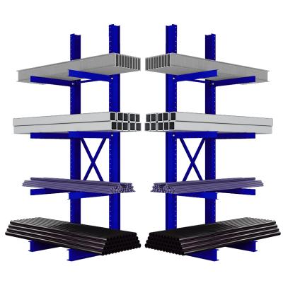 China Warehouse Diy Adjustable Storage Cantilever Rack Steel Storage Rack For Factory for sale