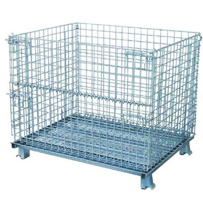 China Industrial Warehouse Metal Waste Ball Storage Cage Metal Cage Trolley for sale