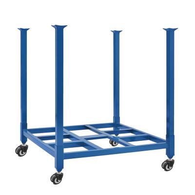 China Heavy Corrosion Protection Tire Wheel Strip Stacking Rack Truck Tires Stackable Rack Easy Assembly And Disassembly For Factory for sale