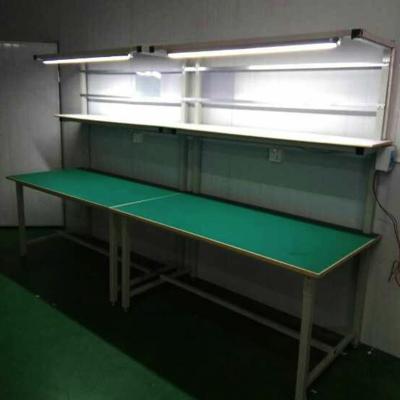 China Warehouse Workbench Casters Light Up With Cabinet For Tool Storage for sale