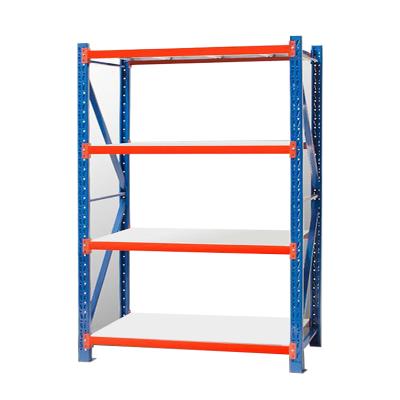 China Warehouse Light Duty Shelving Metal Shelf for sale