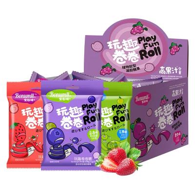 China 108g Natural Lollipop Style Fruit Flavors Gummy Muffin Candy for sale