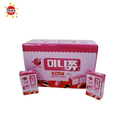 China Natural Soft Chewy Candy 20g Sour Cube Shape Fruity Swiss Candy for sale