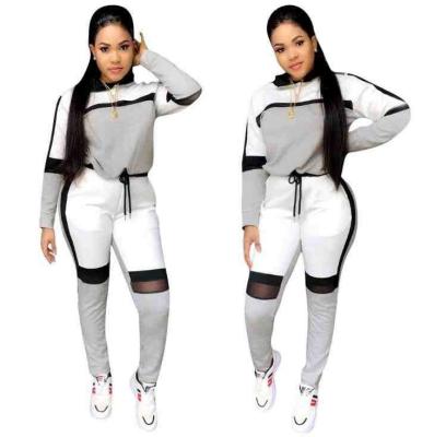 China New fashion autumn and winter European and American women's casual hot women's two-piece breathable sportswear for sale