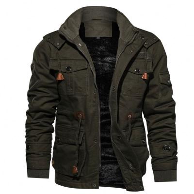 China Men's Bomber Jacket Winter Breathable Military Tactical Jacket With Fleece Inside for sale