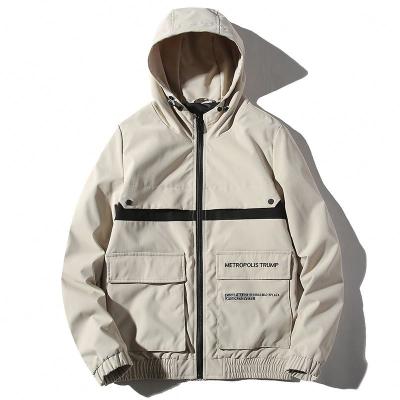 China Cheap Solid Outdoor Slim Promotional Anorak Jacket Custom Printing Windproof Jacket for sale