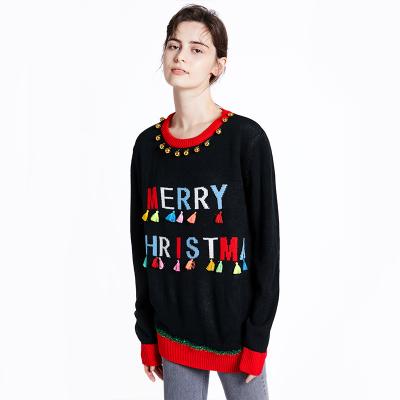 China 2021 New Design Factory Winter Sweaters Anti-wrinkle Christmas Knit Sweater For Women for sale