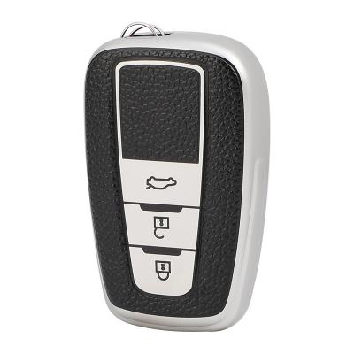 China TPU Car Remote Key Cover Protective TPU Holder Leather Case Box Accessories Keychain Shell Bag for Toyota rav4 Highlander Camry Crow for sale