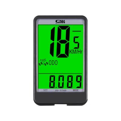 China Sunding Digital Wilress GPS LCD Bike Computer For Cycling Cadence Speed ​​Meter Rainproof Sensor 72*46*15mm for sale