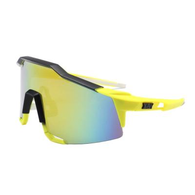 China Anti Low Price UV400 Wholesale Men's And Women's Sports Sunglasses With Customizable Logo Sports Sunglasses for sale