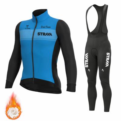 China Amazon Breathable Hot Sale Riding Breathable Cycling Suit Cycling Thermal Jacket Padded Cycling Jersey Tops for sale