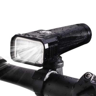 China Hot Selling Aluminum Alloy MTB Front Light Rainproof Handlebar For Night Riding Led Mini Flashlight For Mountain Bike for sale